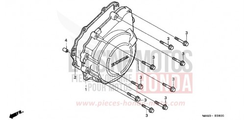 COUVERCLE DE GENERATRICE CBR900RRW de 1998